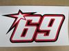 Picture of Nicky Hayden #69 sticker