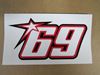 Picture of Nicky Hayden #69 sticker