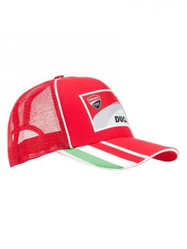 Afbeelding van Ducati Corse cap pet trucker tricolore 1846009