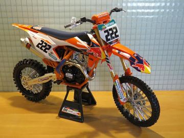 Afbeelding van Antonio Cairoli #222 KTM 450 SX-F 2018 red bull team 1:6 49673