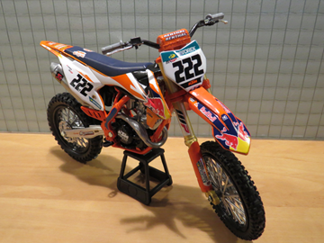 Afbeelding van Antonio Cairoli #222 KTM 450 SX-F 2018 red bull team 1:10