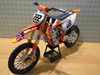 Picture of Antonio Cairoli #222 KTM 450 SX-F 2018 red bull team 1:10