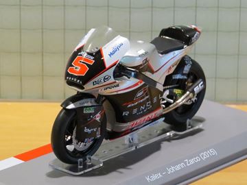 Afbeelding van Johann Zarco Kalex Moto 2 World champion 2015 1:18 diecast