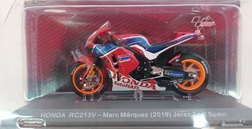 Afbeelding van Marc Marquez Honda RC213V test Jerez 2019 1:18 diecast