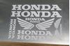 Picture of Sticker set Honda wit