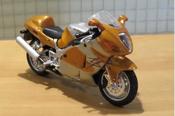 Afbeelding van Suzuki GSX-R1300 Hayabusa 1:18 goud/zilver los