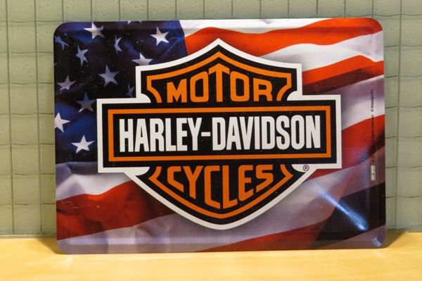 Picture of Harley Davidson man cave bordje #1