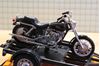 Picture of Harley Davidson FXDL Dyna Low Rider black + trailer  1:18