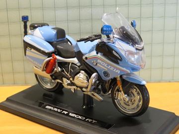 Afbeelding van BMW R1200 RT-P polizia stradale 1:18 maisto Italy