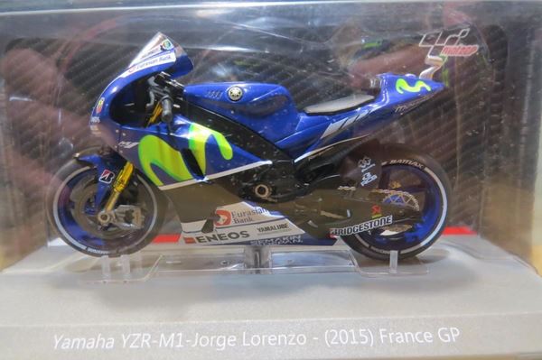 Picture of Jorge Lorenzo Yamaha YZR-M1 winner 2015 France 1:18