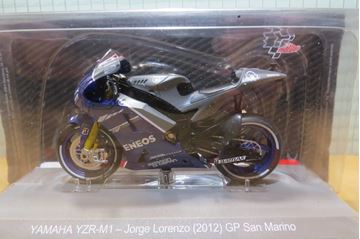 Afbeelding van Jorge Lorenzo Yamaha YZR-M1 2012 Misano 1:18