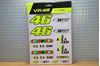 Picture of Valentino Rossi WRT large stickers VAUST498003