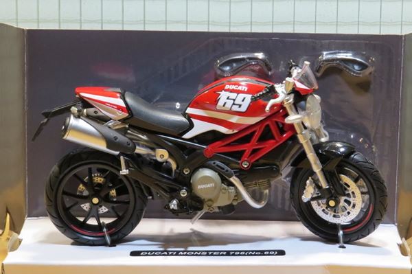 Picture of Ducati Monster 796 Nicky Hayden replica 1:12 57523