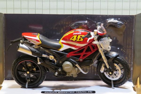 Picture of Ducati Monster 796 Valentino Rossi replica 1:12 57513