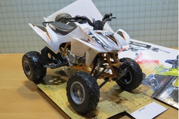 Afbeelding van Honda TRX450R quad atv white 1:12 57473