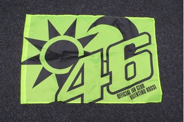 Afbeelding van Official fan club Valentino Rossi vlag flag 48 x 70 cm.