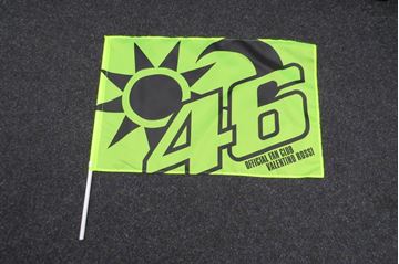 Afbeelding van Official fan club Valentino Rossi vlag flag 48 x 70 cm.