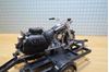 Picture of Harley Davidson FLSTS Heritage Springer black + trailer 1:18