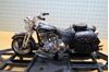 Picture of Harley Davidson FLSTS Heritage Springer black + trailer 1:18