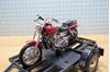 Picture of Harley Davidson FXDL Dyna Low Rider red + trailer  1:18