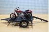 Picture of Harley Davidson FXDL Dyna Low Rider red + trailer  1:18