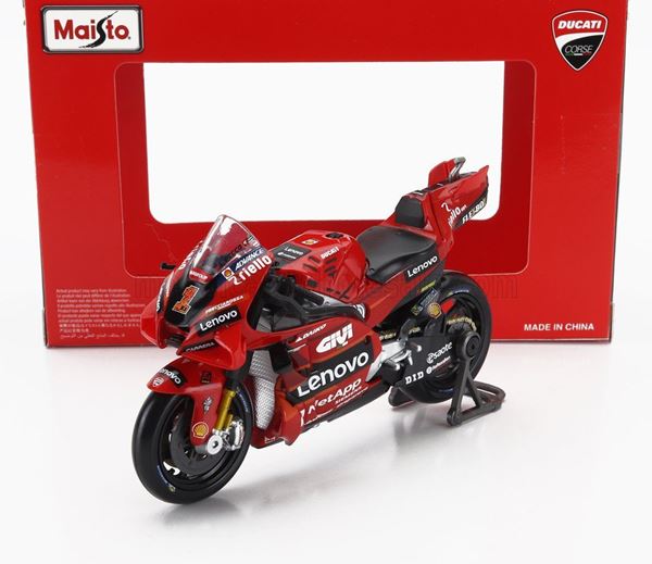 Picture of Francesco Bagnaia Ducati Lenovo Desmosedici 2023 1:18 maisto 36396