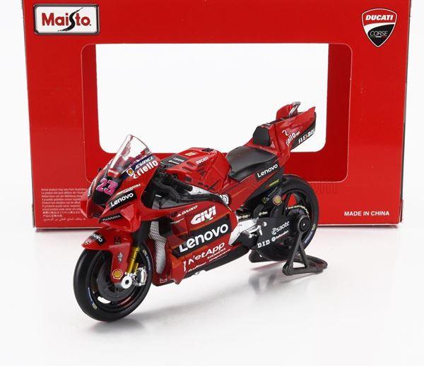 Picture of Enea Bastianini Ducati Lenovo Desmosedici 2023 1:18 maisto 36396