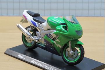 Afbeelding van Kawasaki ZX-9R gr/wt  1:18 los