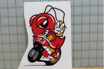 Afbeelding van Marc Marquez sticker ant cartoon