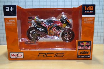 Afbeelding van Brad Binder KTM RC16 2023 1:18 maisto 36393