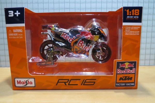 Picture of Brad Binder KTM RC16 2023 1:18 maisto 36393