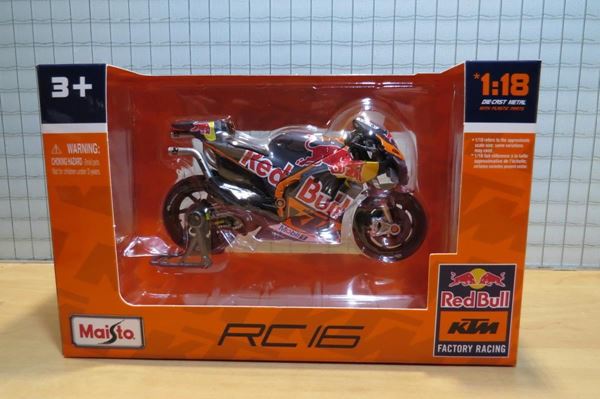 Picture of Jack Miller KTM RC16 2023 1:18 maisto 36393